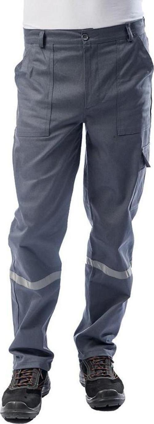 Kışlık Teknik İş Pantolonu 2958 SIMPLEX 7/7 390 Gsm %100 Pamuklu Renk Gri