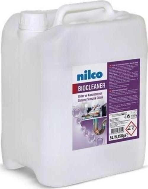Nilco BIO CLEANER 5L/5KG GİDER VE KANALİZASYON SİSTEMİ TEMİZLİK ÜRÜNÜ