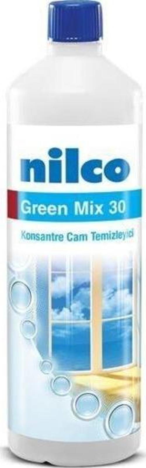 Nilco GREEN MIX 30 1L/1 KG KONSANTRE CAM TEMİZLEYİCİ