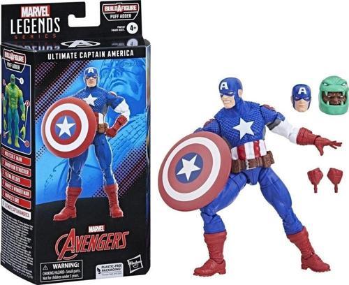 The Avengers (Classic Comic) - Marvel Legends Ultimate Captain America Aksiyon Figürü