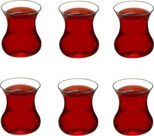 aurora çay bardak - 6 lı cam çay bardağı