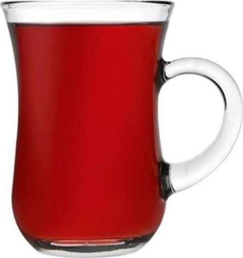 keyif xl kulplu çay bardak -6 lı çay bardağı 55272