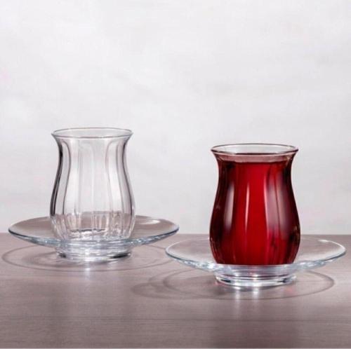 linka çay bardağı takımı - 12 parça çay seti 96572