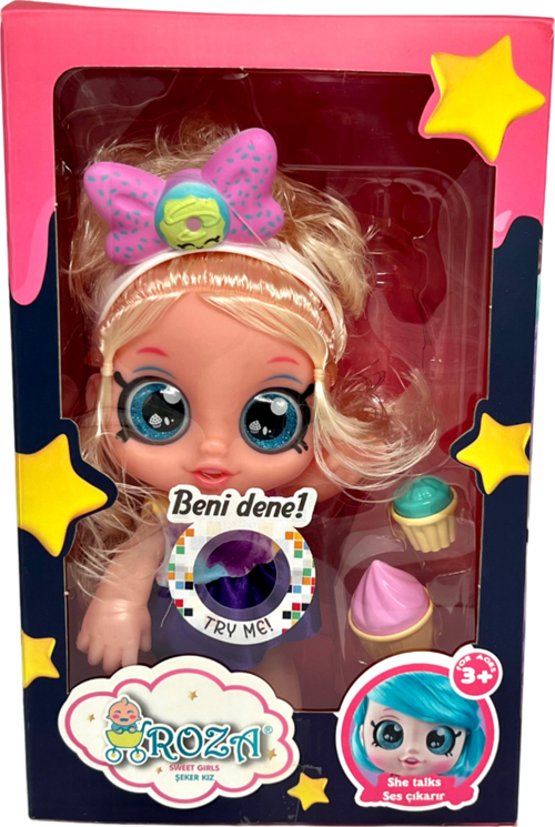 Sweet Girls Türkçe Konuşan 30 Cm Oyuncak Bebek