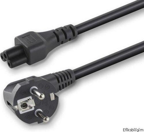 Notebook Power Adaptör Yonca Kablo (1.5 Metre)