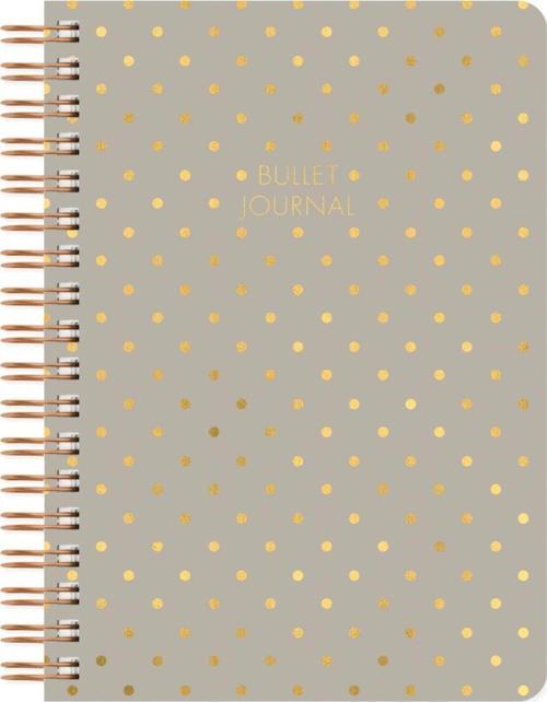 Noktalı Bullet Journal Pro Defter Shine Kum 17x24