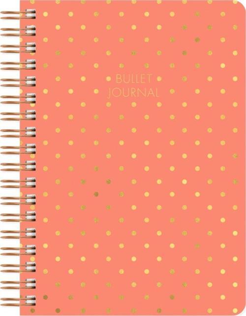 Noktalı Bullet Journal Pro Defter Shine Mercan 17x24