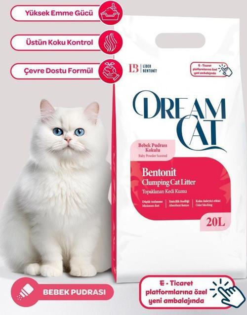 Bebek Pudrası Kokulu Kedi Kumu 20 L