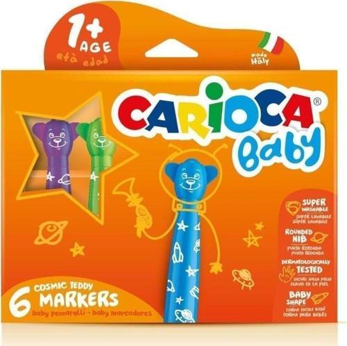 Teddy Jumbo Bebek Süper Yıkanabilir Keçeli Boya Kalemi 6'lı