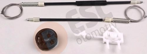 Fiat Albea Siena Palio için Ön Sol Cam Kriko Seti 46786201