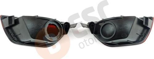 Renault Megane 3 4/5 Kapı için Arka Tampon Sis Far Seti 265850009R, 265600010R