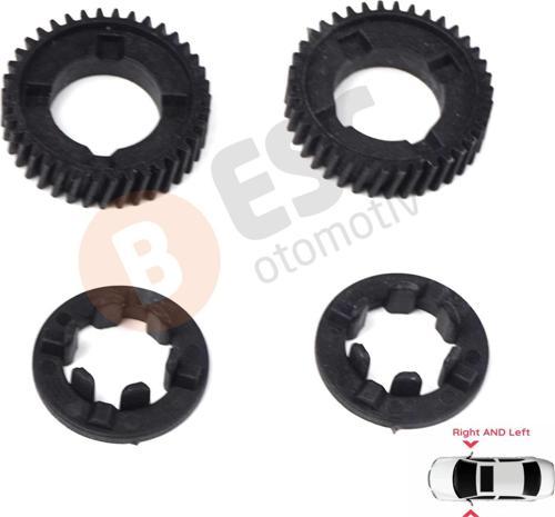 Nissan Qashqai MK2 Murano MK3 Teana MK1 MK2 İçin Yan Dikiz Ayna Katlama Motor Tamir Dişli Seti