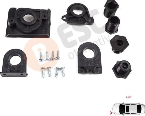 VW Jetta MK6 A6 5C6 2010-2018 5C7998225 İçin Sol Ön Far Ayak Tamir Seti