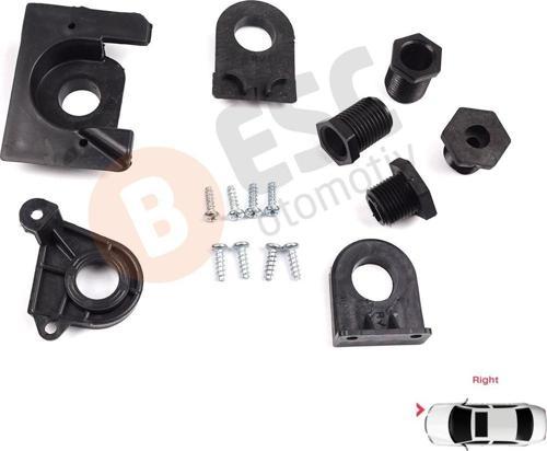 VW Jetta MK6 A6 5C6 2010-2018 5C7998226 İçin Sağ Ön Far Ayak Tamir Seti