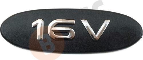 Renault Clio Kangoo için 16V Monogram Amblem Çıta Yazısı