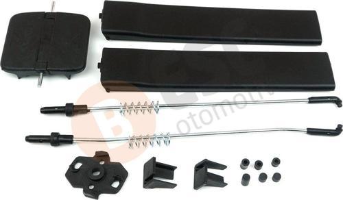 VW T6 İçin Yan Sürgülü Cam Tamir Seti 7H0847788A