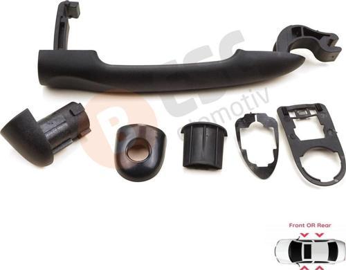 Renault Fluence Megane 3 Clio 4 Scenic 3 Captur 1 için Dış Kapı Açma Kolu Siyah Astarlı 806B02596R