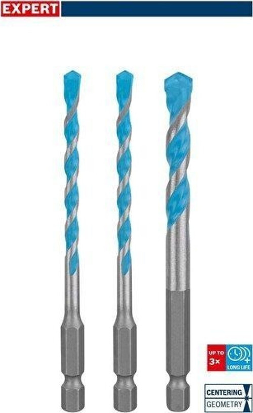 Expert Hex-9 Çok Amaçlı Matkap Ucu 3'lü Set 2608900584