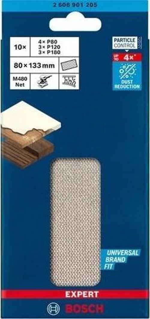 Expert M480 Zımpara Ağı Seti 80 x 133 mm 10 Parça