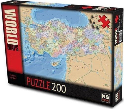 Türkiye Haritası 200 Parça Puzzle 11331