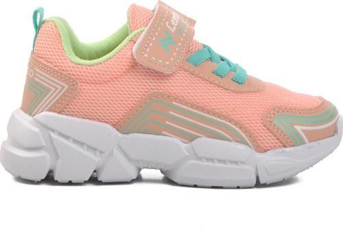 A-36-P Pudra-Yeşil Çocuk Spor Ayakkabı