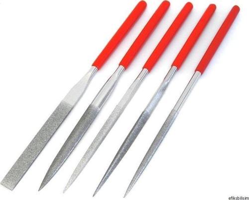 Diamond Files 140X3 Mm 5'Li Eğe Seti