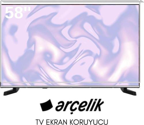 Arçelik Uyumlu 58" inç 158 Ekran Tv Koruyucu Kırılmaz Paneli