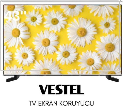 Vestel Uyumlu 43" inç 143 Ekran Tv Koruyucu Kırılmaz Paneli