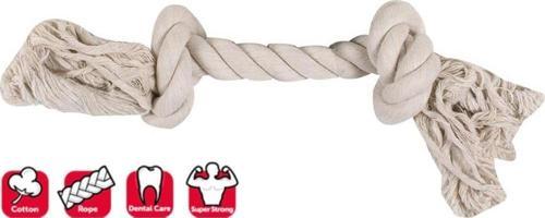 Karlıe 2 Düğümlü İp Köpek Oyu. S 22 Cm Beyaz