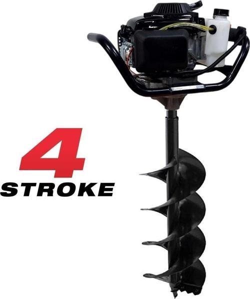 EA144P Çift Helezonlu 4 Zamanlı Toprak Burgu Makinası 200 mm 4 Hp