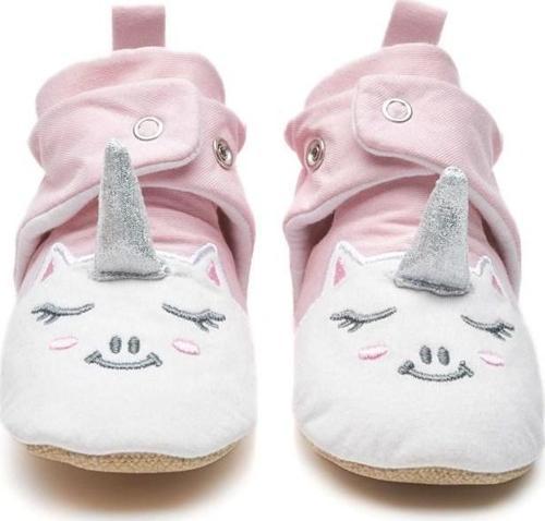 Unicorn Kaydırmaz Tabanlı Pamuk Astarlı Çıtçıtlı Panduf