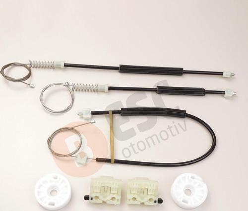 Chevrolet Cruze 2010-2016 Için Ön Sağ Cam Kriko Tamir Seti 95382557
