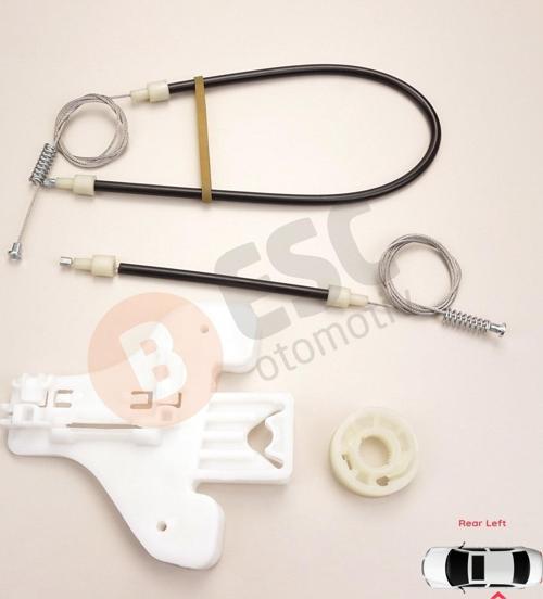 Seat Toledo MK3 5P2 2004-2009 Altea 5P1 XL 5P5 5P8 İçin Elektrikli Arka Sol Cam Kriko Tamir Seti