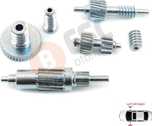 Bmw Chrysler Land Rover Freelander Için Yan Ayna Motoru 2 Set Dişli Iç Parçası