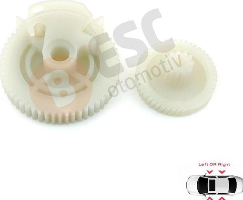 BMW F01 F02 F04 F10 F11 F12 için Ön Kapı Vakum Motor Tamir Dişlisi 51217185691 92