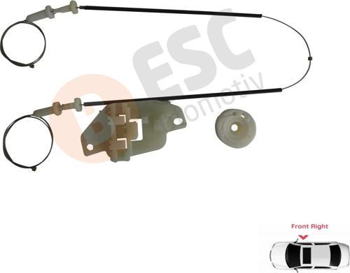 Hyundai H 1 Starex 2 için Ön Sağ Cam Kriko Tamir Seti 82404 4H010