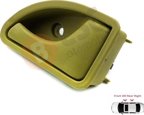 Renault Kangoo Twingo için Sağ Hardal Rengi İç Açma Kapı Kolu 7700309314