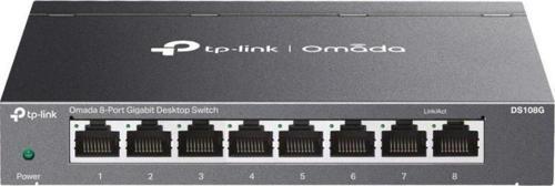 Omada Ds108G 8 Port 10-100-1000 Mbps Switch Hub Çelik Kasa Rack Mount