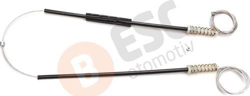Toyota Carina 93 97 için Ön Sağ Kapı Cam Tamir Seti 6981005010