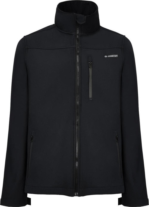 Softshell Yakalı Mont Siyah Erkek Mont M1802TS