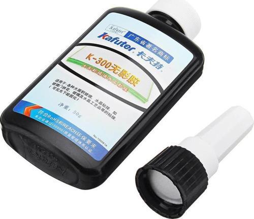 KAFUTER K-300 UV TUTKAL ŞEFFAF KRİSTAL VE CAM YAPIŞTIRICI 50G