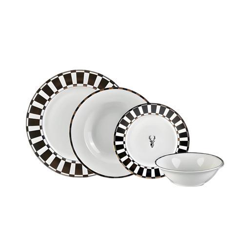 Elegance Bone Aries 24 Parça 6 Kişilik Yemek Takımı