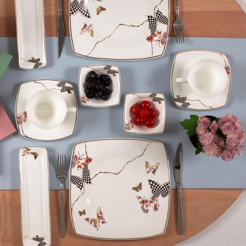 Fine Pearl Unique 26 Parça 6 Kişilik Kahvaltı Takımı