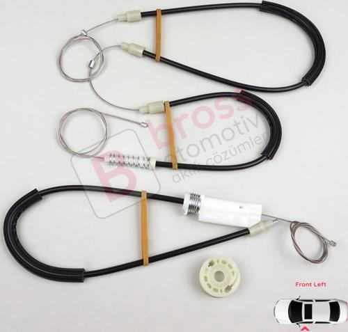 Mercedes SL 500 550 600 55 İçin Sol Cam Tamir Seti 1718201342