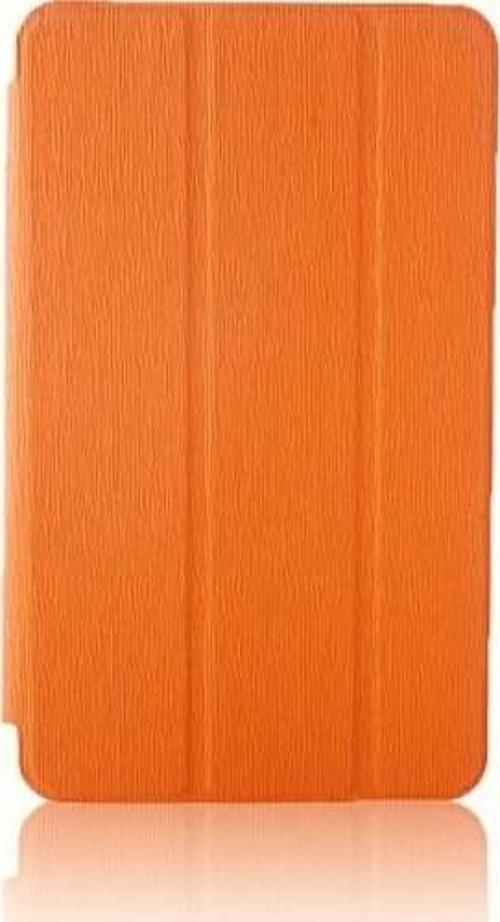 Samsung Galaxy Tab 4 T330 8" Katlanır Standlı Kılıf Turuncu