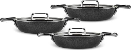 Swiss Crystal Mastermaid 6 Parça Sahan Set Shiny Black