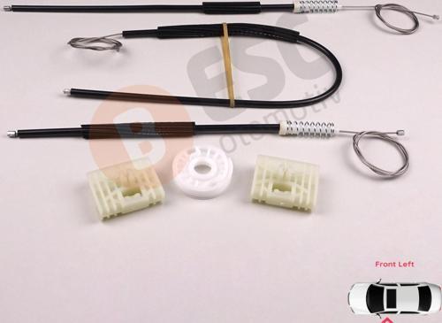 Audi A2 8Z0 2000-2005 İçin Ön Sol Kapı Cam Mekanizması Tamir Seti
