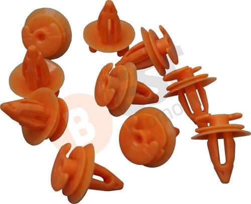 BMW ve Ford İçin 10 Adet Turuncu Kapı Döşeme Klipsi 51411973500