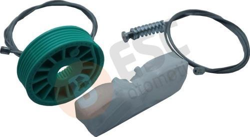 Mercedes CLK C209 / A209 2002-2009 İçin Arka Cam veya Sağ Kapı Cam Kriko Tamir Seti