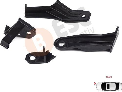 Toyota Corolla MK11 4-Kapı Sedan 2014-2016 8111002E60 İçin Sağ Ön Far Ayak Tamir Seti